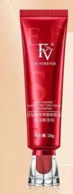Skin Care Red Diamond Plant Long-lasting Concealer Moisturizing Liquid Foundation