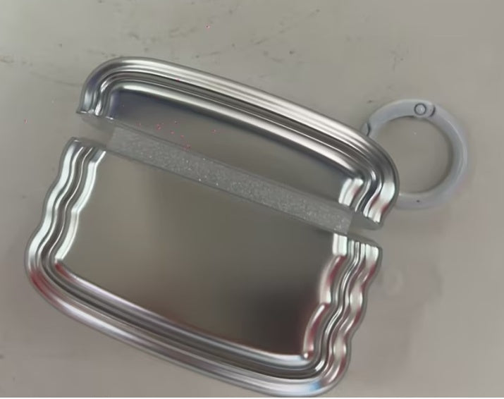 Electroplated Silver Gold Earphone Case Protective Sleeve Soft