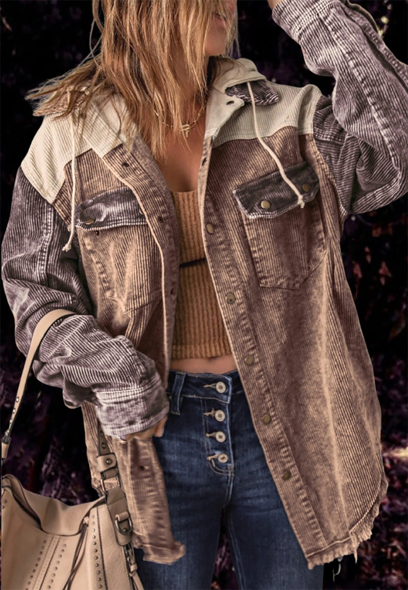 Coat Cotton Made Old Style Double Pockets