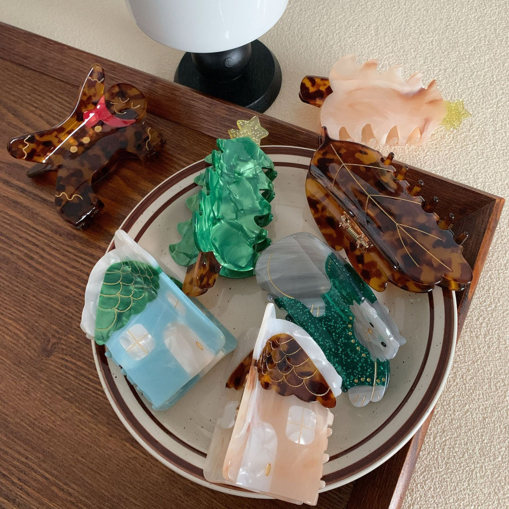 French Non-mainstream Style Christmas Series Grip Advanced Sense