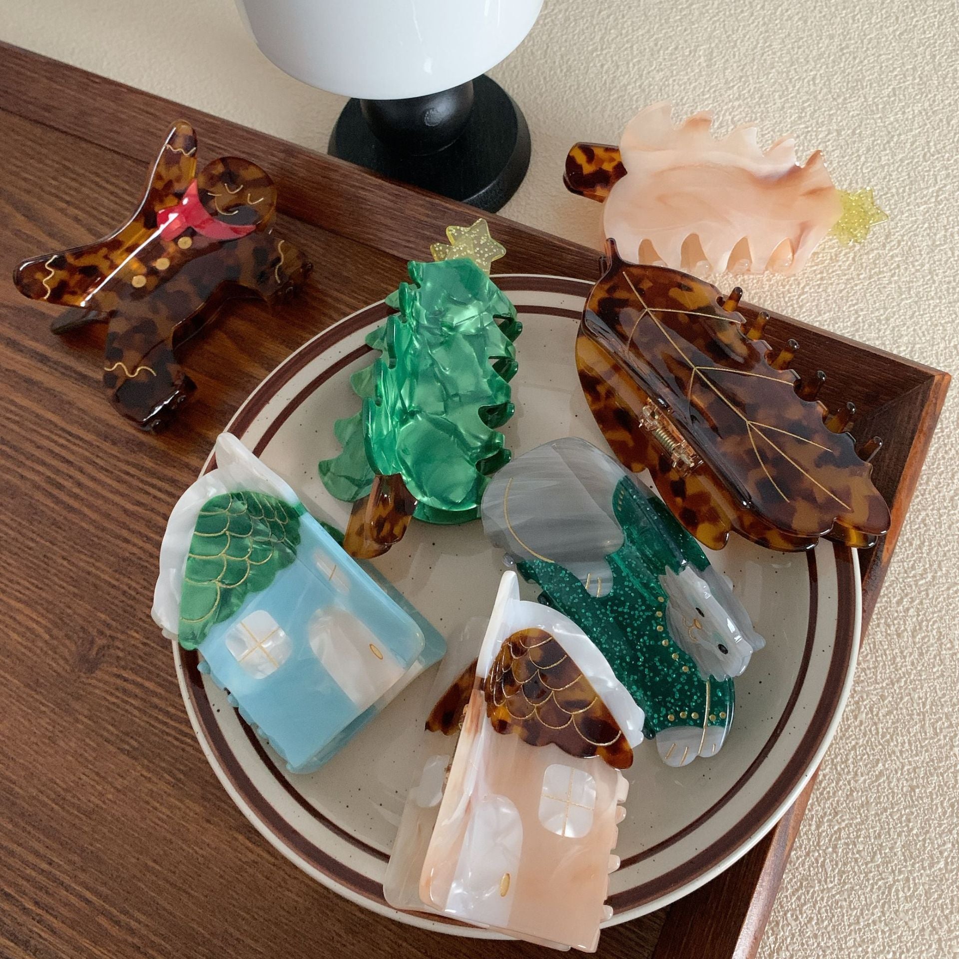 French Non-mainstream Style Christmas Series Grip Advanced Sense