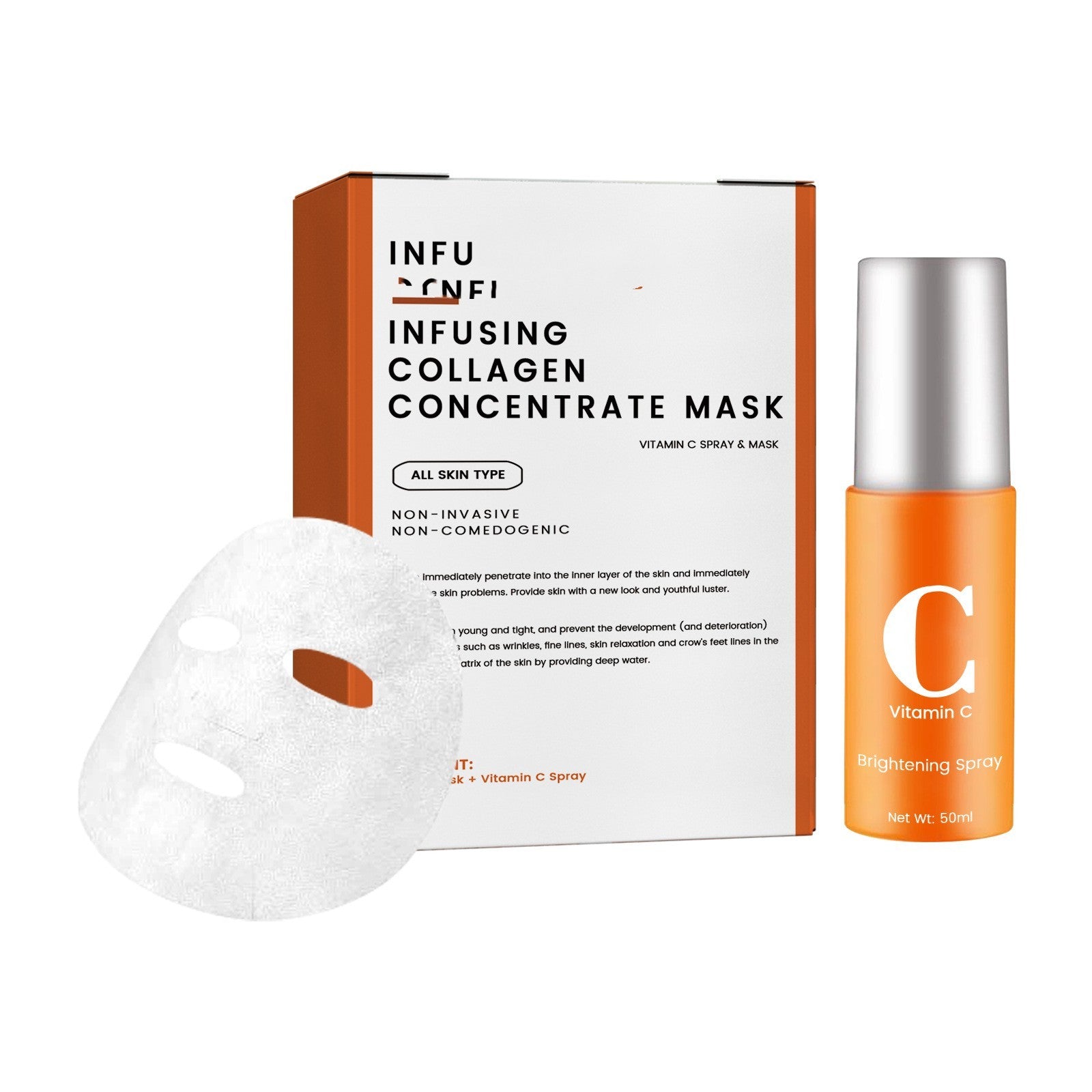 Collagen Anti Aging Facial Mask Spray To Remove Dullness
