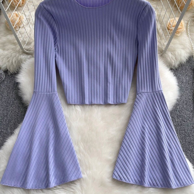 Hot Girl Design Bell Sleeve Top