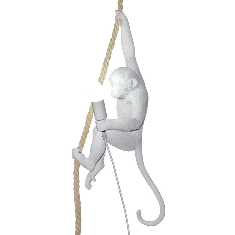 Shop Decoration Lights Animal Twine Monkey Chandelier