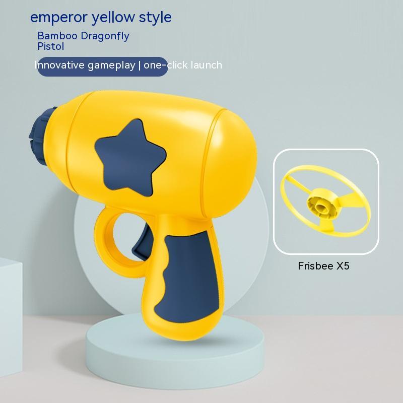 Bamboo Dragonfly Pistol Projectile Toys Suit