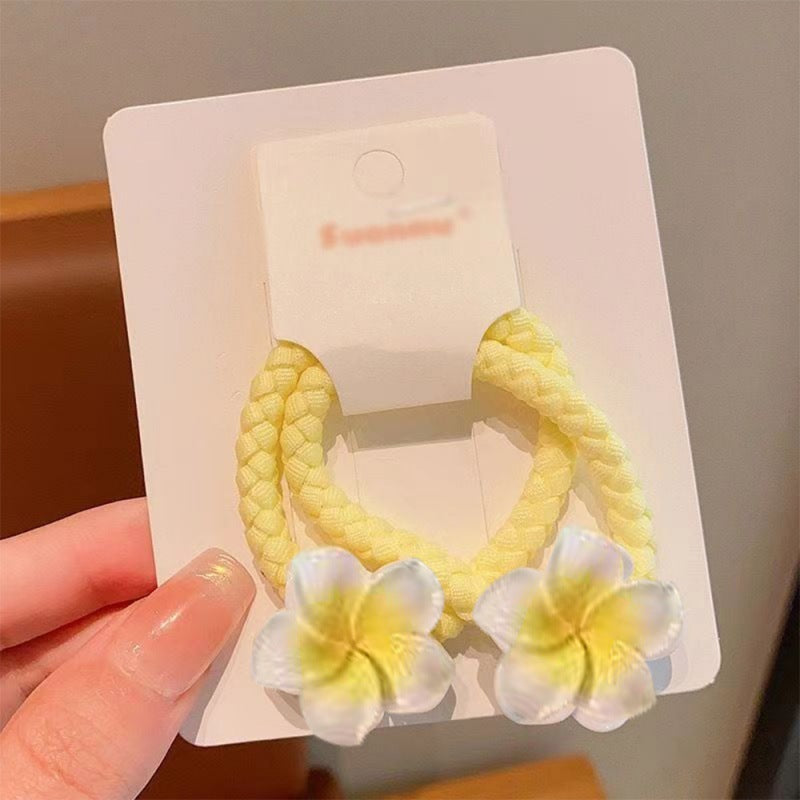 Cherry Blossom Cute Side Cropped Hair Clip Hair Rope