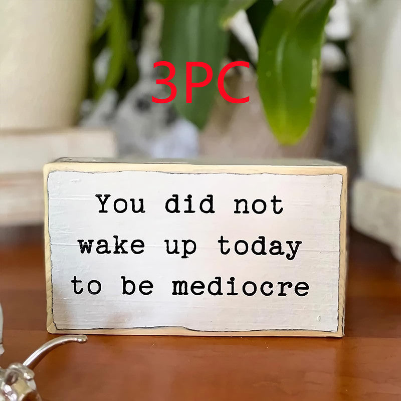 English Letters Desktop Ornaments