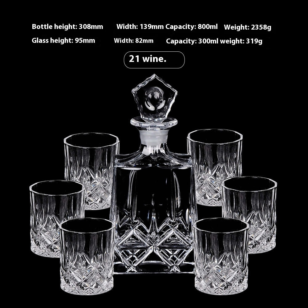 Creative Whiskey Liquor Glass Suit