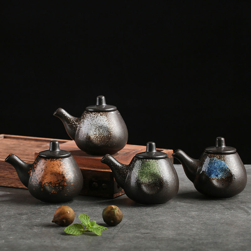 Kitchen Storage Tank Underglaze Color Seasoning Pot