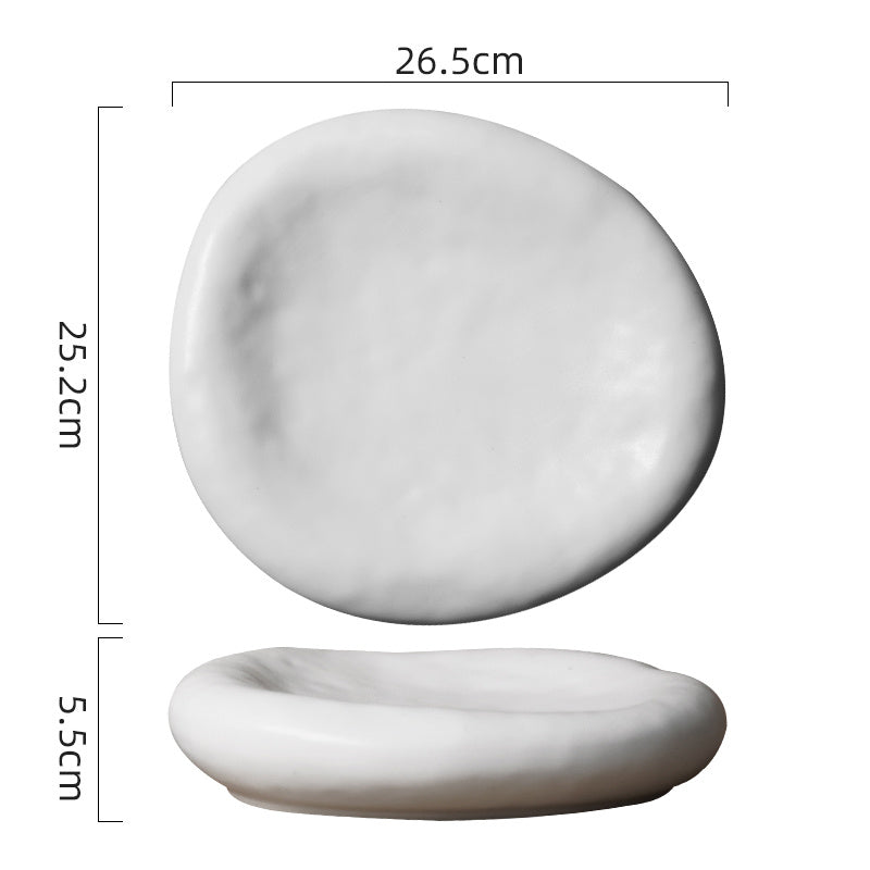 Irregular Ceramic Plate Japanese Creative