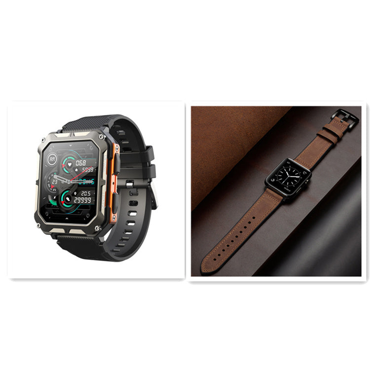 Outdoor Smartwatch with Bluetooth and Health Features