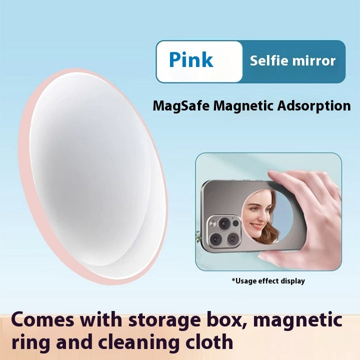 Aluminum Alloy Mobile Phone Rear Self-shooting Mirror Magnetic Suction