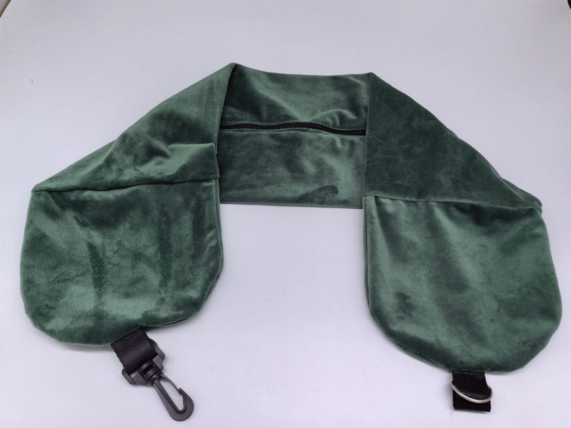 New Travel U-shaped Pillow Can Fill Clothes