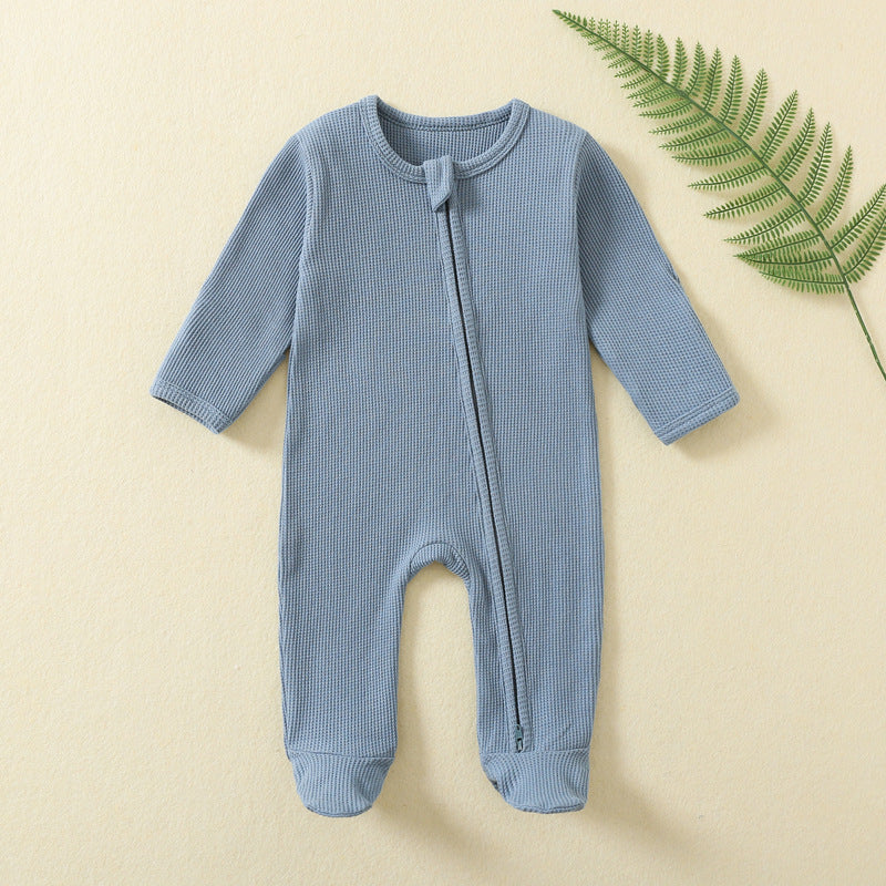 Baby Jumpsuit Romper Long Sleeve Zipper