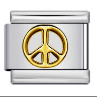 DIY Italian Module Bracelet Titanium Steel Gold Plated