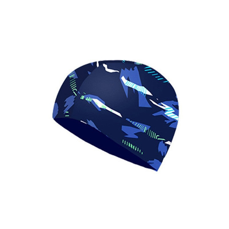 Comfortable Fit Cloth Waterproof Swimming Cap