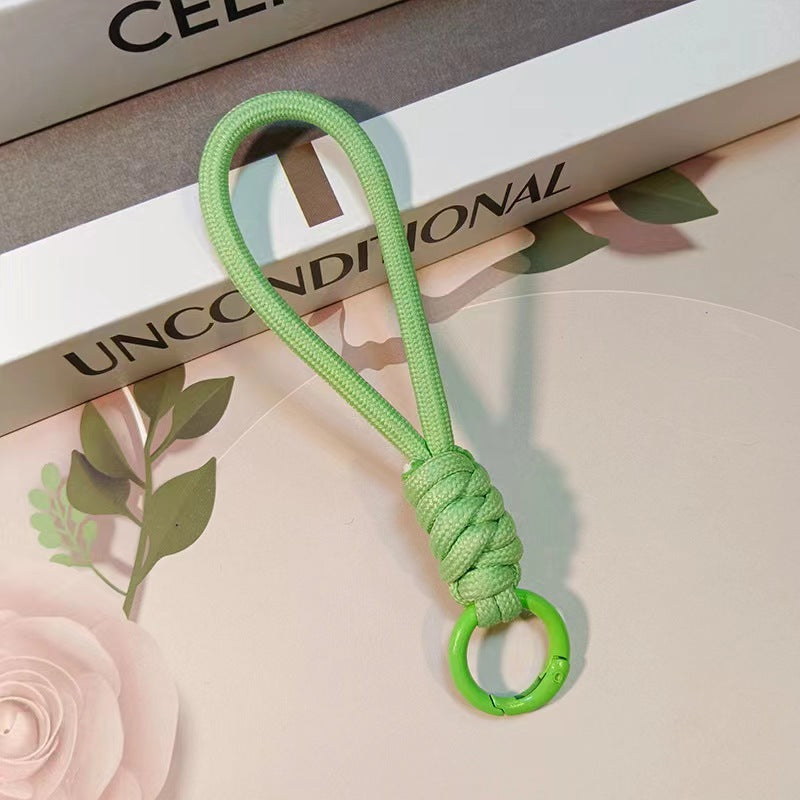 Color Matching Knotted Mobile Phone Lanyard Creative Weaving