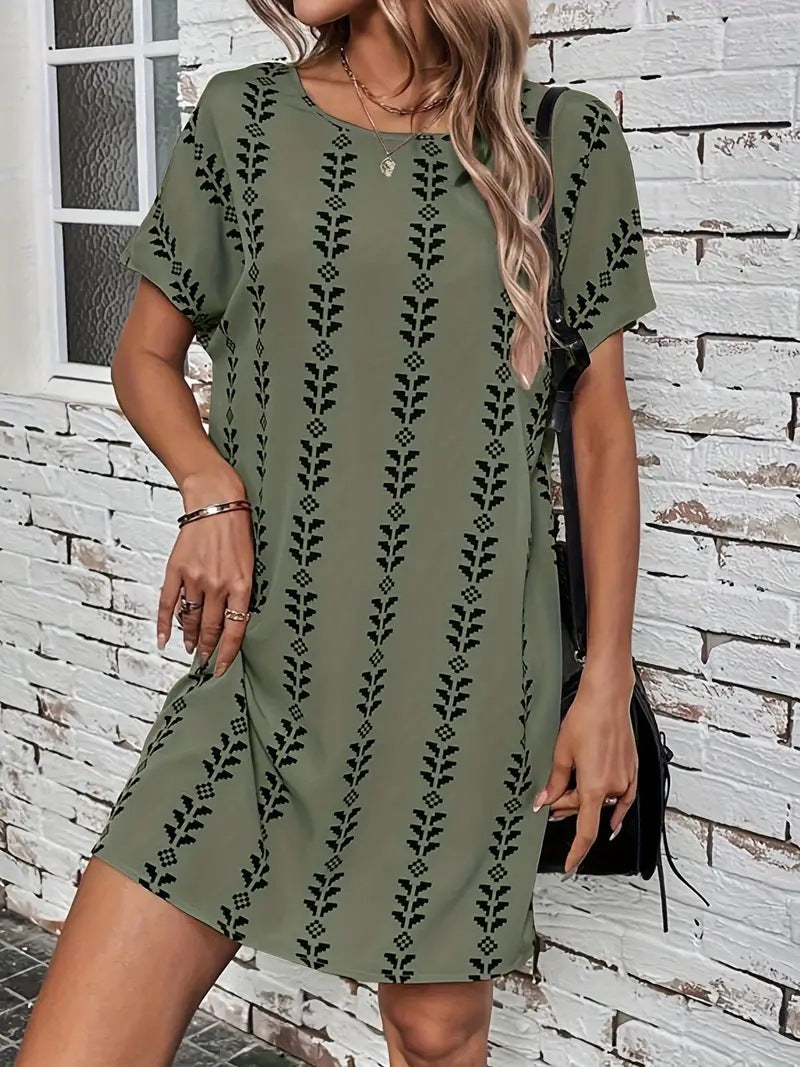 Animal Leopard Print Zebra Striped Printed Dress