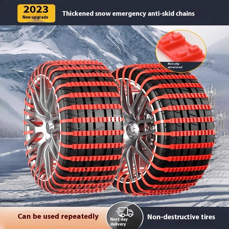 Emergency Plastic Nonskid Chain Universal Car Tire Non-slip Band