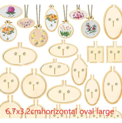 Wooden Mini Embroidered Stretch Jewelry