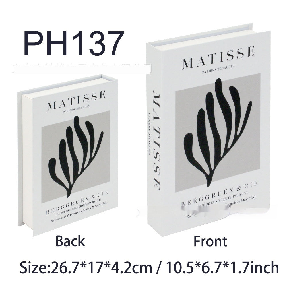 Fashion Simple Style Prop Books Fake Book Magazine Ornaments