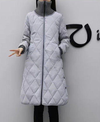 Women's Loose-fitting Mid-length Knee-length Fashion Cotton Jacket