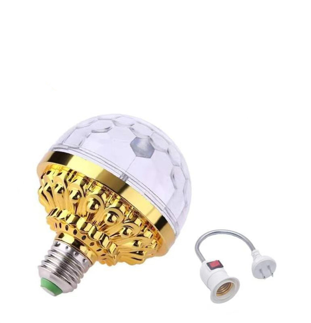 LED Gold Six Beads Colorful Rotating Atmosphere Stage Lights