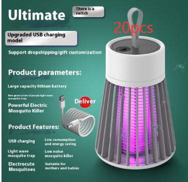 Electric Shock Mosquito Killing Lamp Indoor Outdoor Camping Mosquito Killer