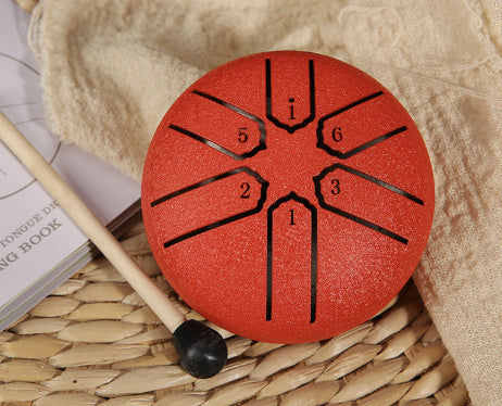 Mini Ethereal Drum 3-inch 6-tone Side Drum Simple Musical Instrument