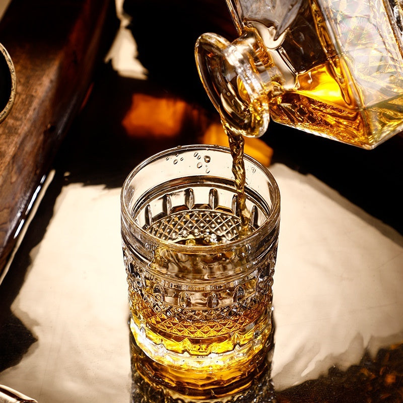 Glass Bottle Wine Glass Whiskey Shot Glass Wine Set Suit