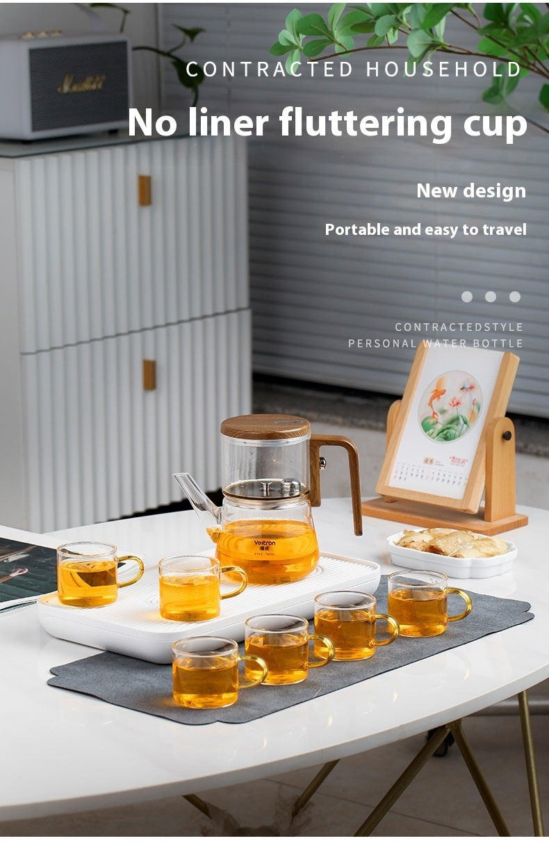 Household Thickened Borosilicate Magnetic Glass Type Elegant Cup