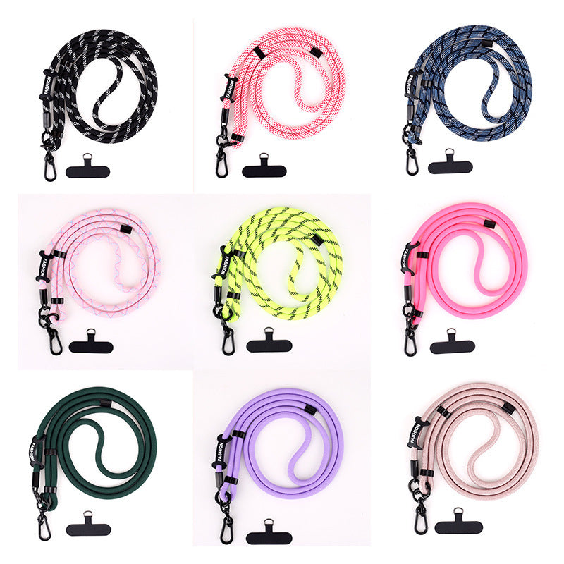 7mm Solid Color Mobile Phone Lanyard