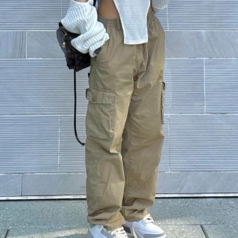 Workwear Loose Jeans Women's Retro Fashion Street