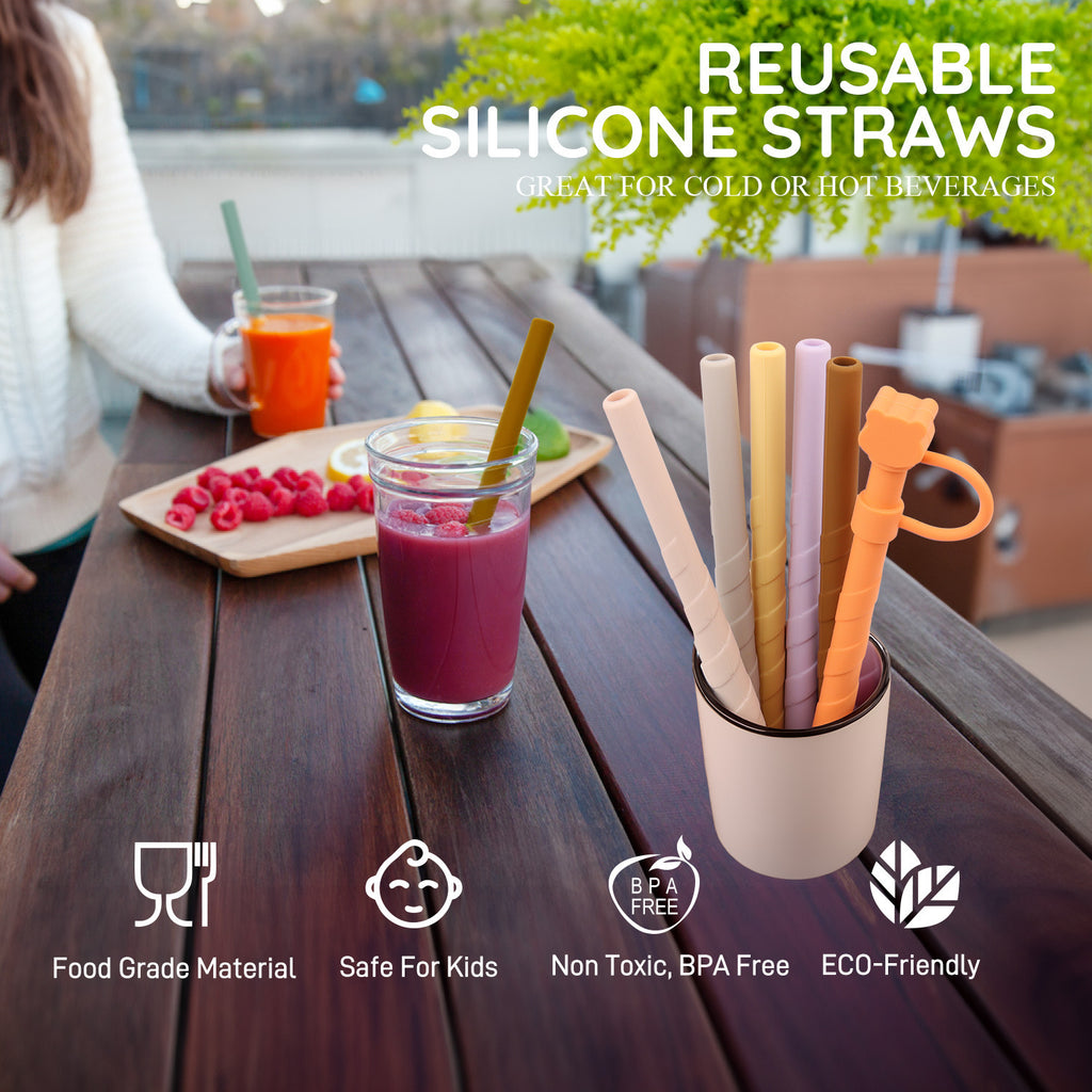 Soft Foldable Food Grade Silicone Straw