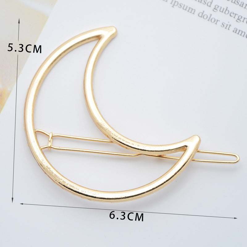 Cupid Heart-shaped Five-pointed Alloy Hair Accessories