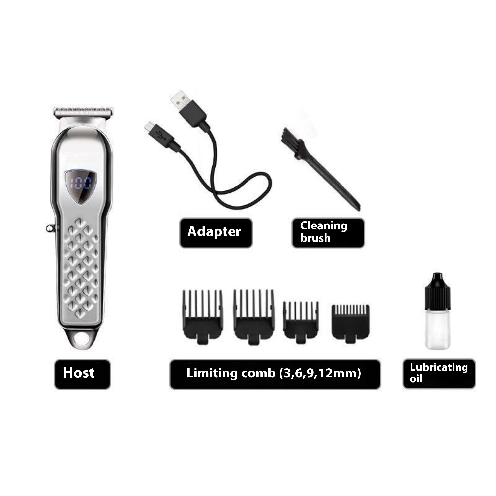 Professional Hair Clipper Gradient Self Service Electric Promoter