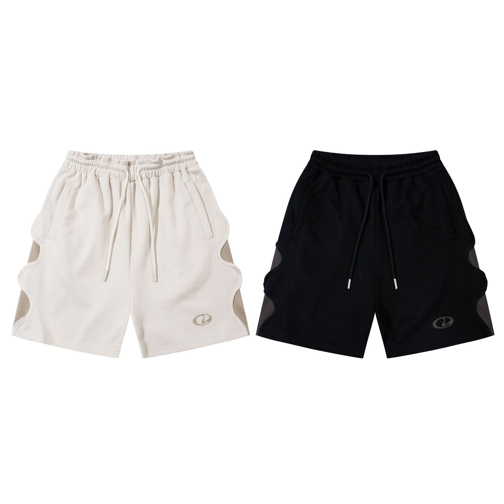 Couple's Men's And Women's Shorts Special-interest Design Stitching