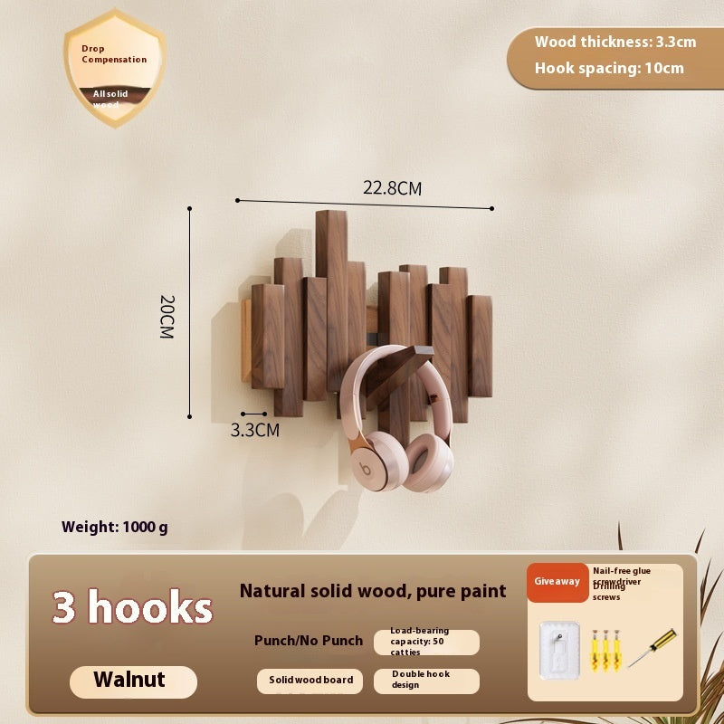 Wooden Piano Keys Clothes Rack Wall Hanging