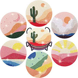 Diamond Painting Coaster Placemat Diy Full Diamond