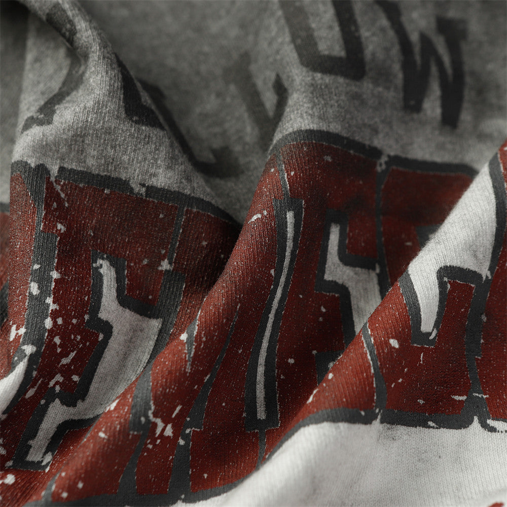 Tie-dye Gradient Short-sleeved T-shirt Men's Hip Hop