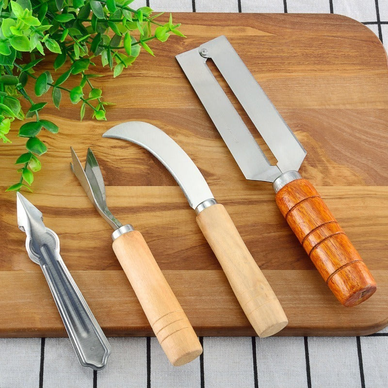 Pineapple Knife Suit Household Stainless Steel Four-piece Set