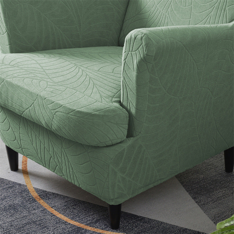 Pure Color Jacquard All-inclusive Chair Cover American Jiameng Cushion