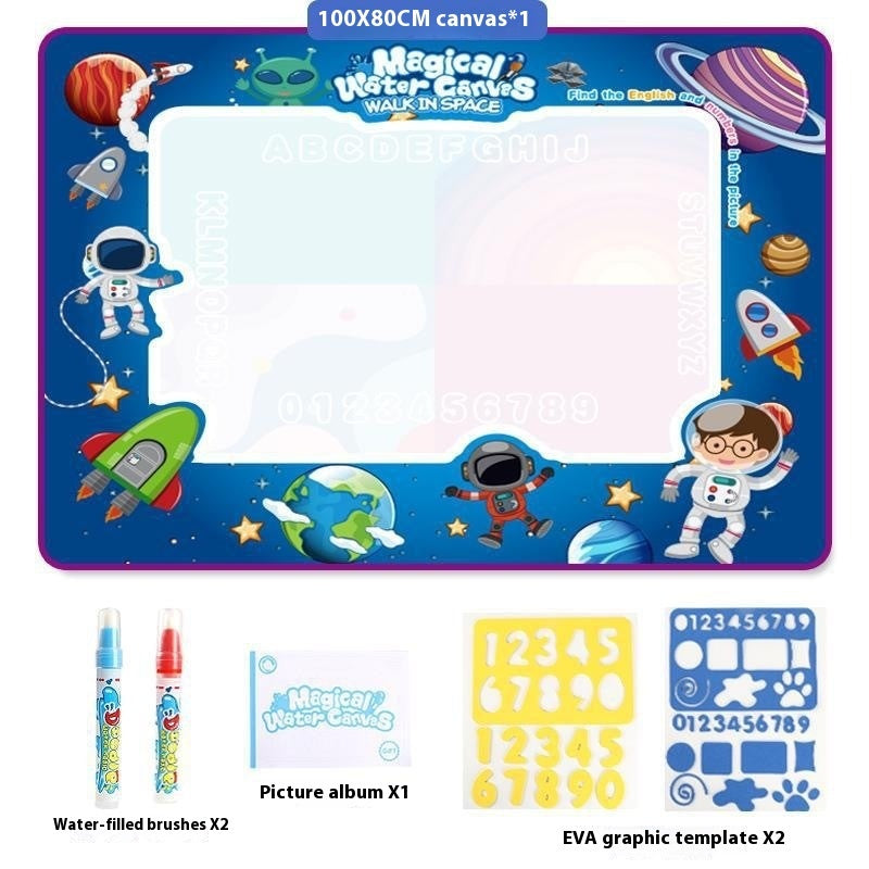 Cloth Toy Clear Water Painting Drawing Board Magic Color Graffiti Blanket Water Picture Book