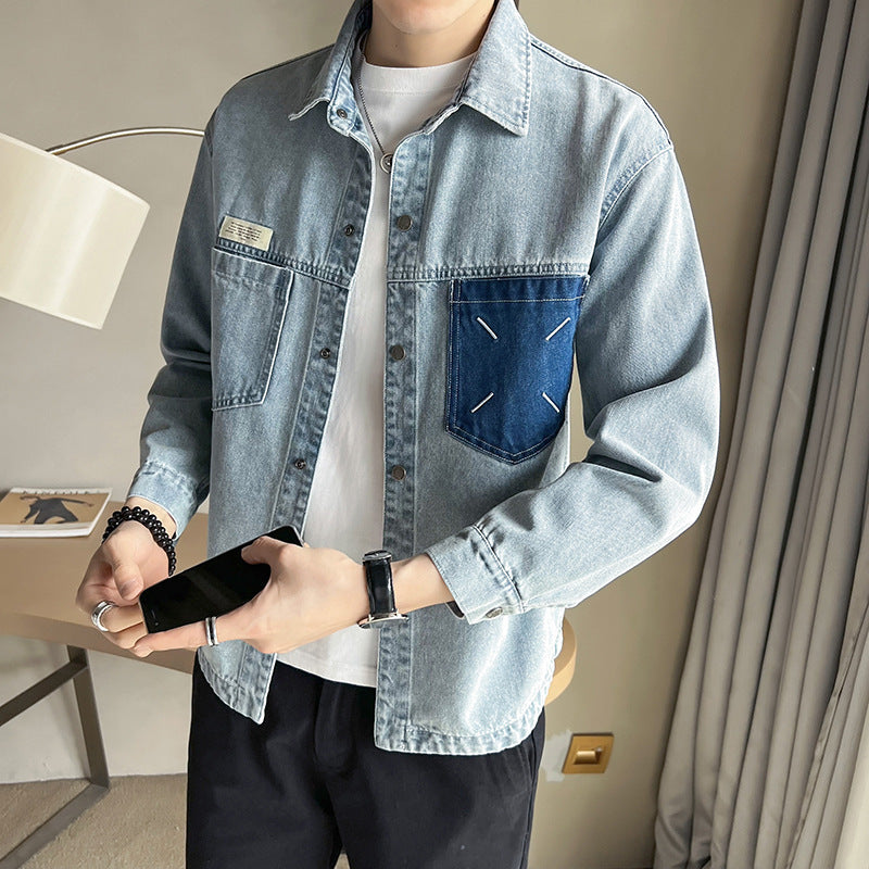 Fashion Brand Workwear Denim Shirt
