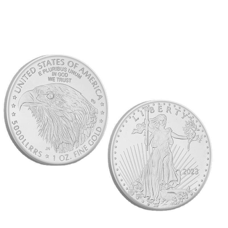 Home Fashion Simple Eagle Ocean Commemorative Coin