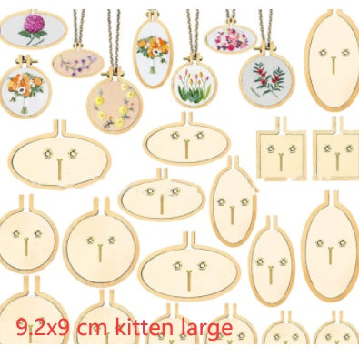 Wooden Mini Embroidered Stretch Jewelry