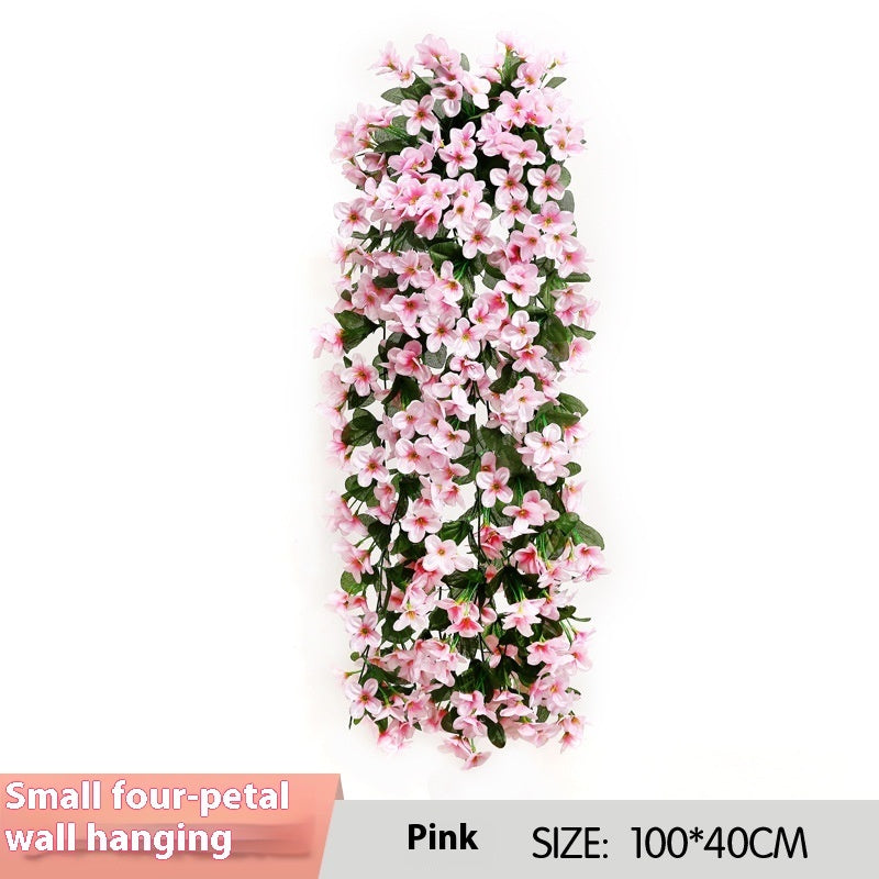 Simulation Four-petal Flower Bundle Wall Decorative Hanging
