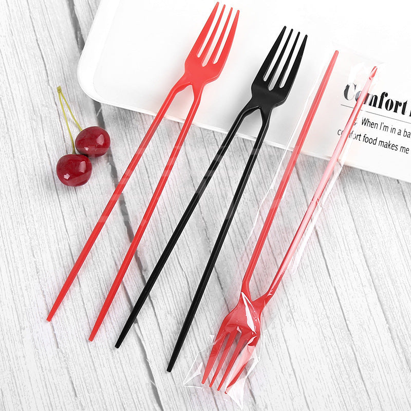 Fork Plastic Independent Packaging Disposable Takeaway