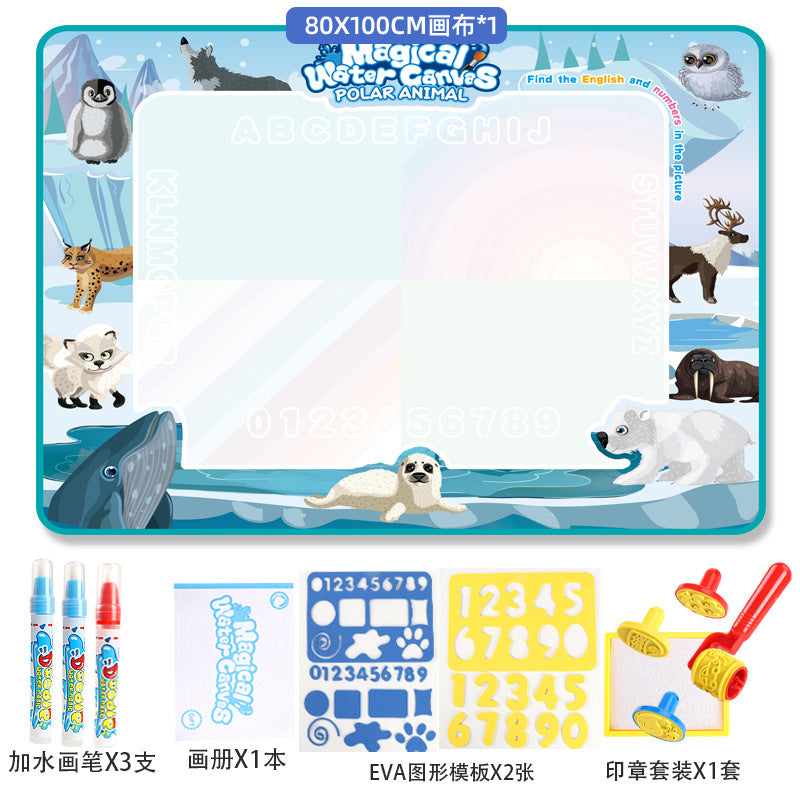 Cloth Toy Clear Water Painting Drawing Board Magic Color Graffiti Blanket Water Picture Book