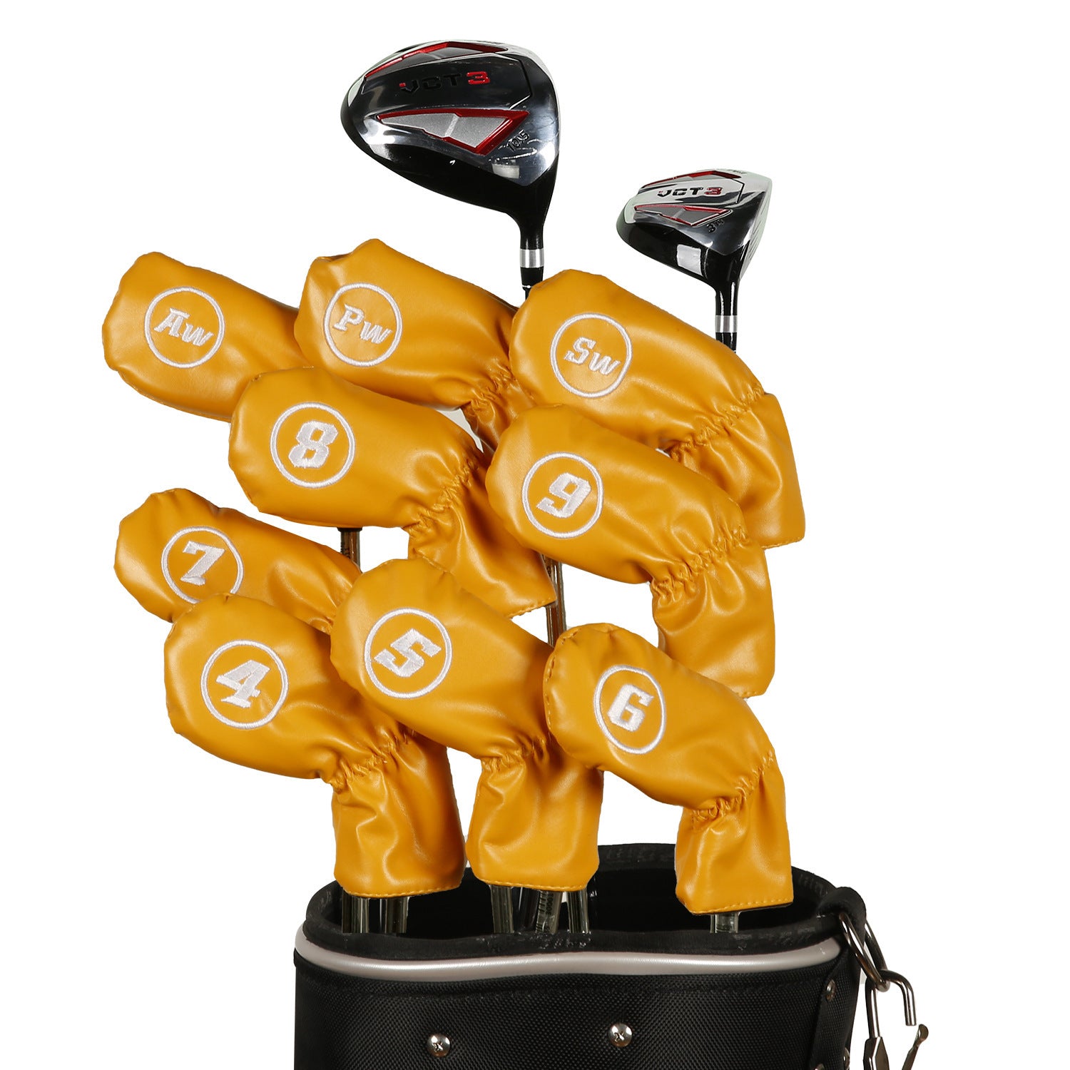 Golf Iron Rod Sleeve Pu Rod Head Cover